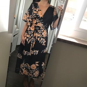Floral Kimono Dress